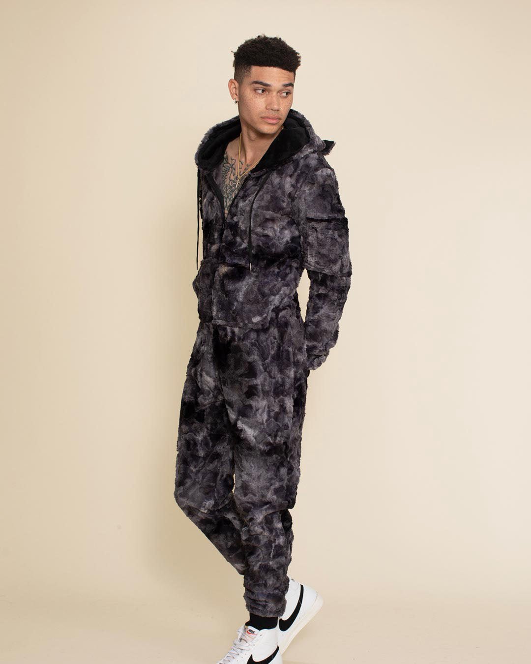 Shark Classic ULTRA SOFT Faux Fur Onesie | Men's