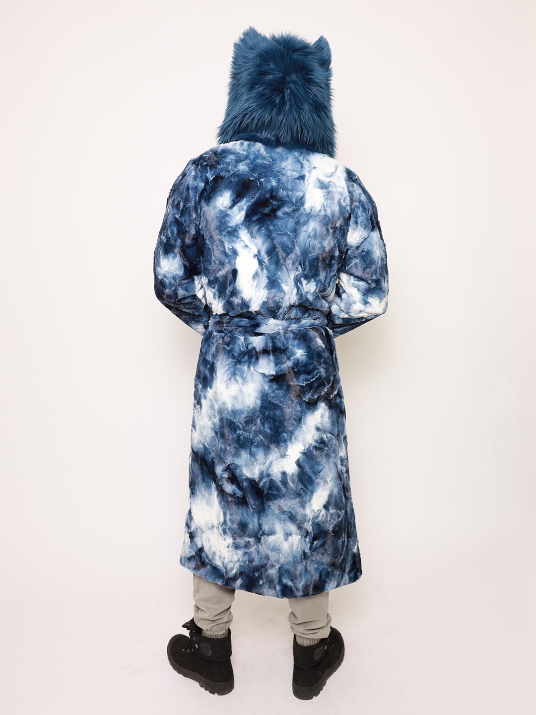 View of Water Wolf Classic Style Robe from the Back