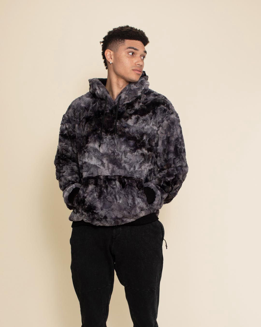 Shark Classic Ultra Soft Faux Fur Hoodie | Men's