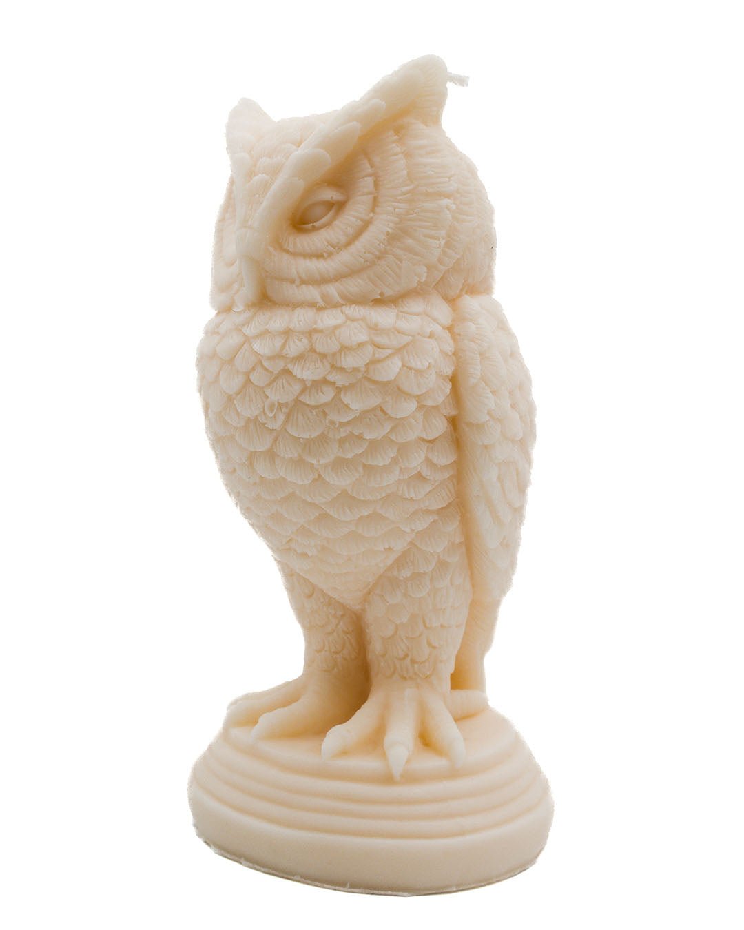 Snowy Owl Pillar | Candle