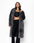 Grey Fox Calf Length Faux Fur Coat | Women's