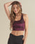 Ruby Leopard Burnout Velvet Crop Tank Top | Women's