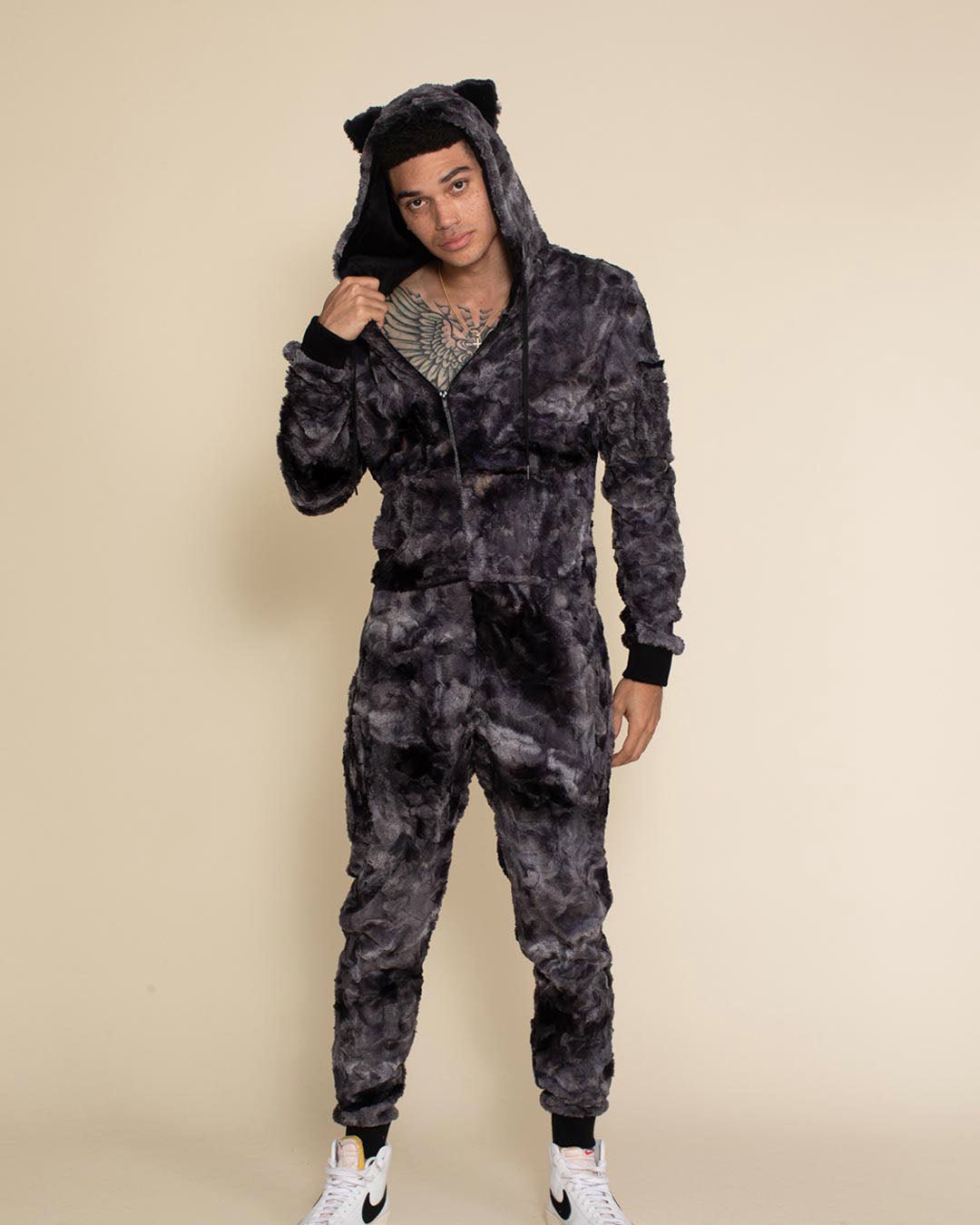 Shark Classic ULTRA SOFT Faux Fur Onesie | Men's