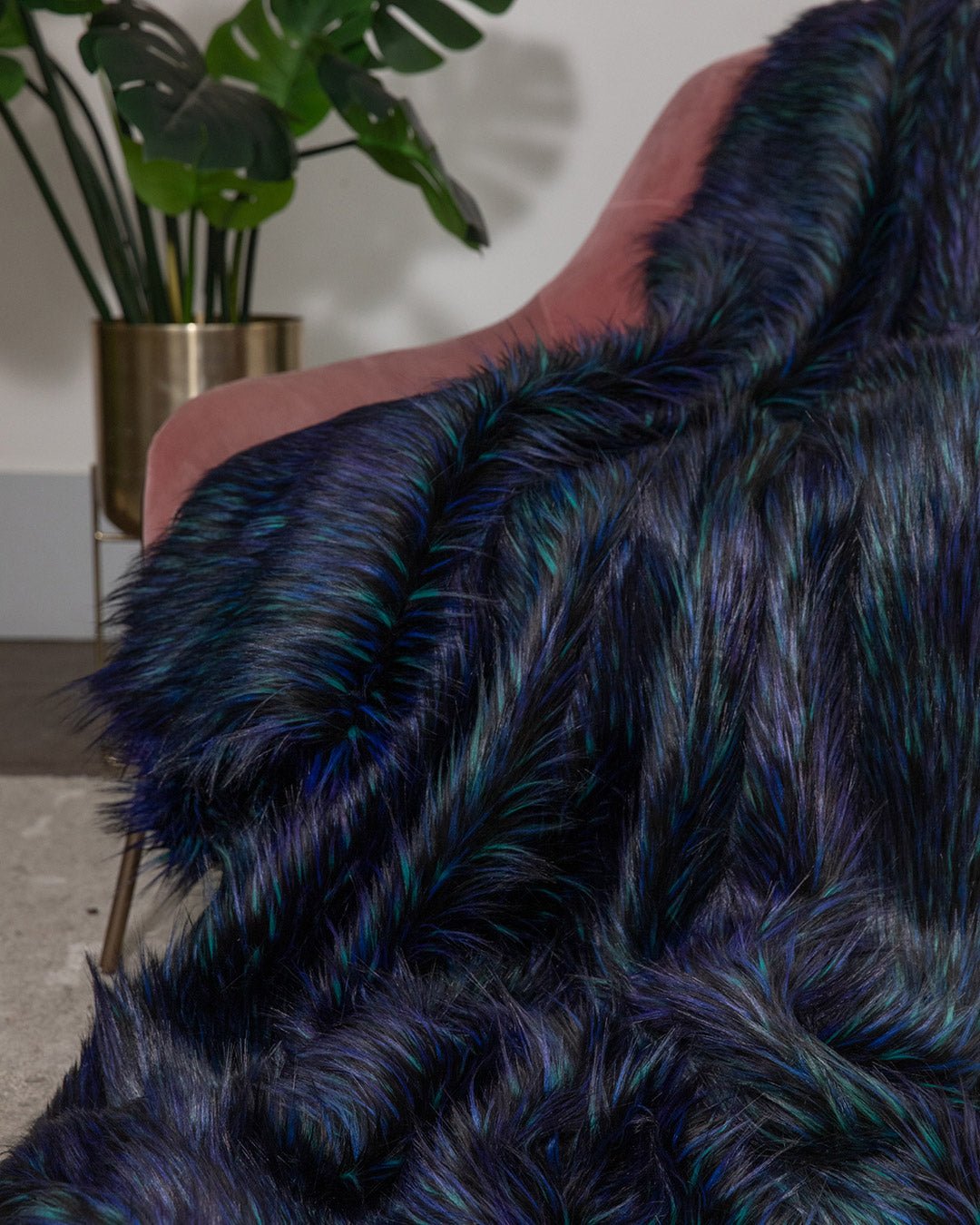 Nicobar Pigeon Collector Edition Faux Fur Throw