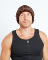 Mahogany Jaguar Faux Fur Beanie | Men's