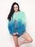 Women's Faux Fur Sea Alpaca Design Bomber Jacket 