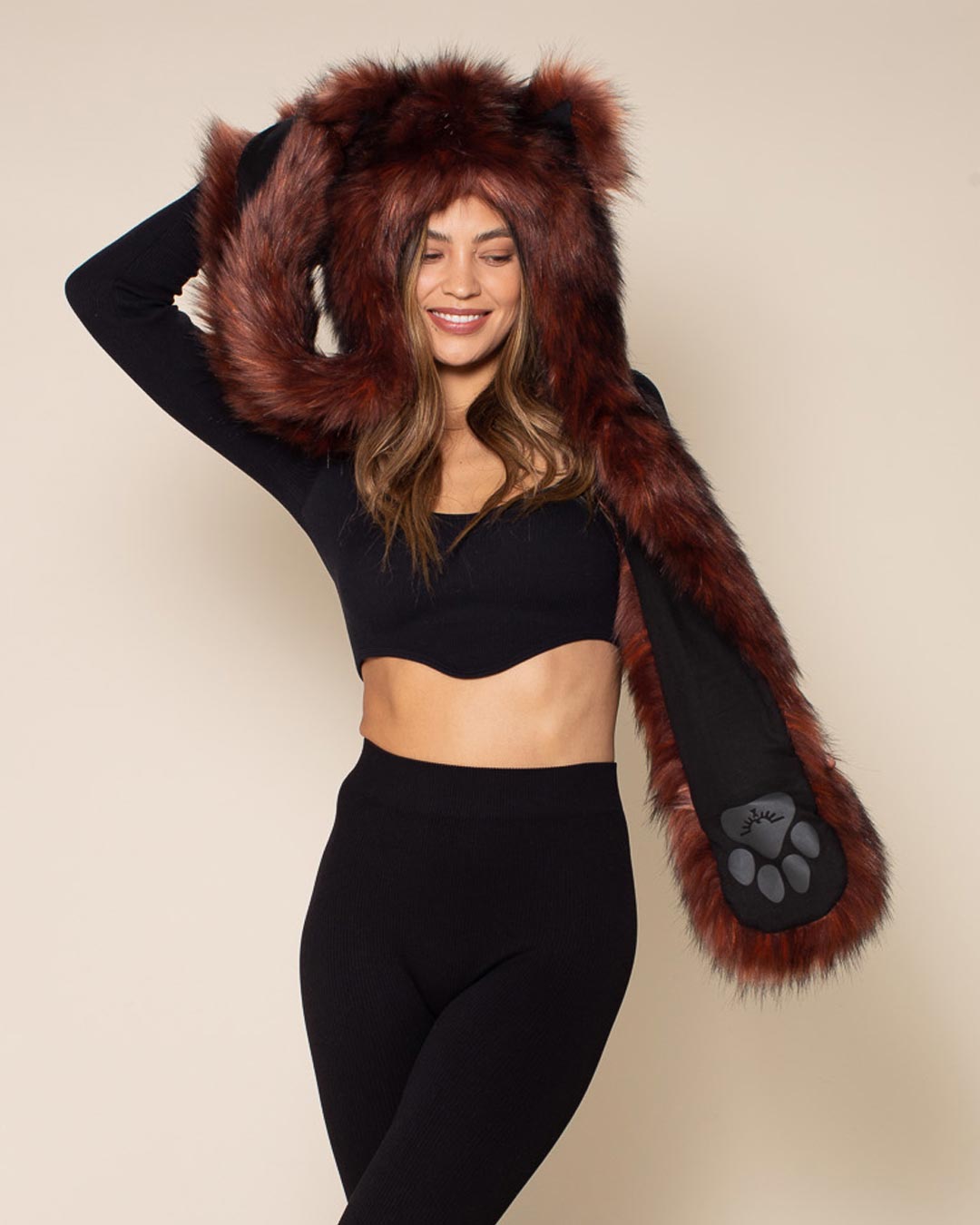 Ethiopian Red Wolf Collector Edition Faux Fur Hood | Women's