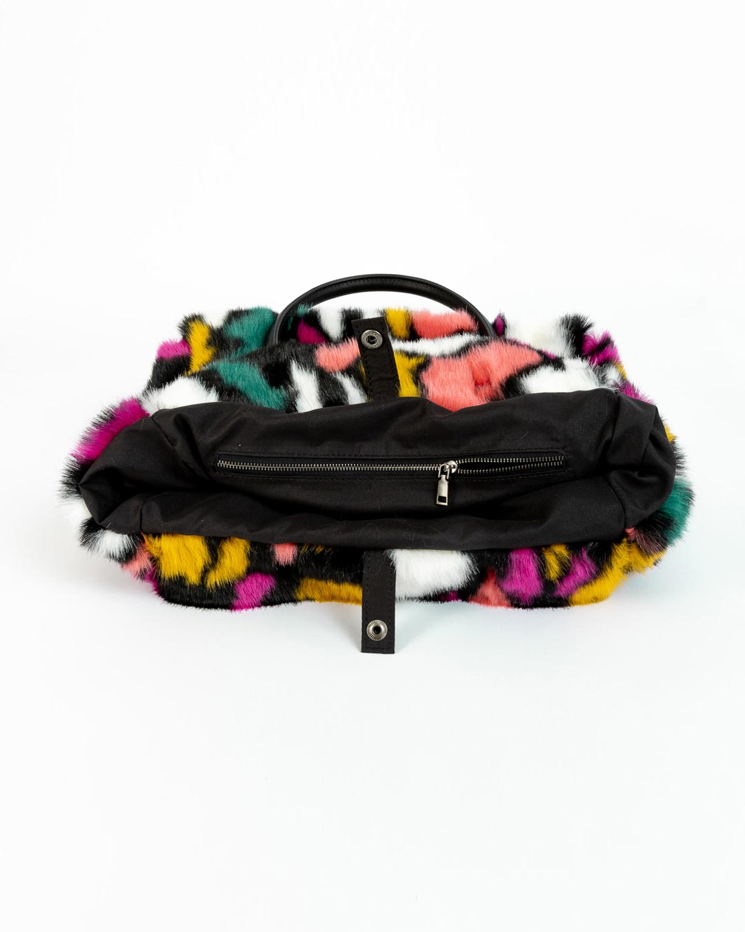 Butterfly Faux Fur Tote Bag