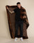 Brown Chinchilla Faux Fur Throw