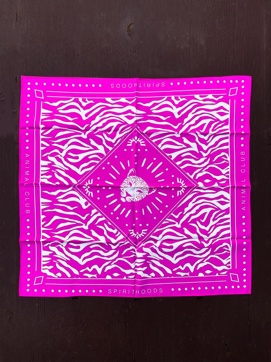 King Cheetah Blue/Pink/Black Bandanas