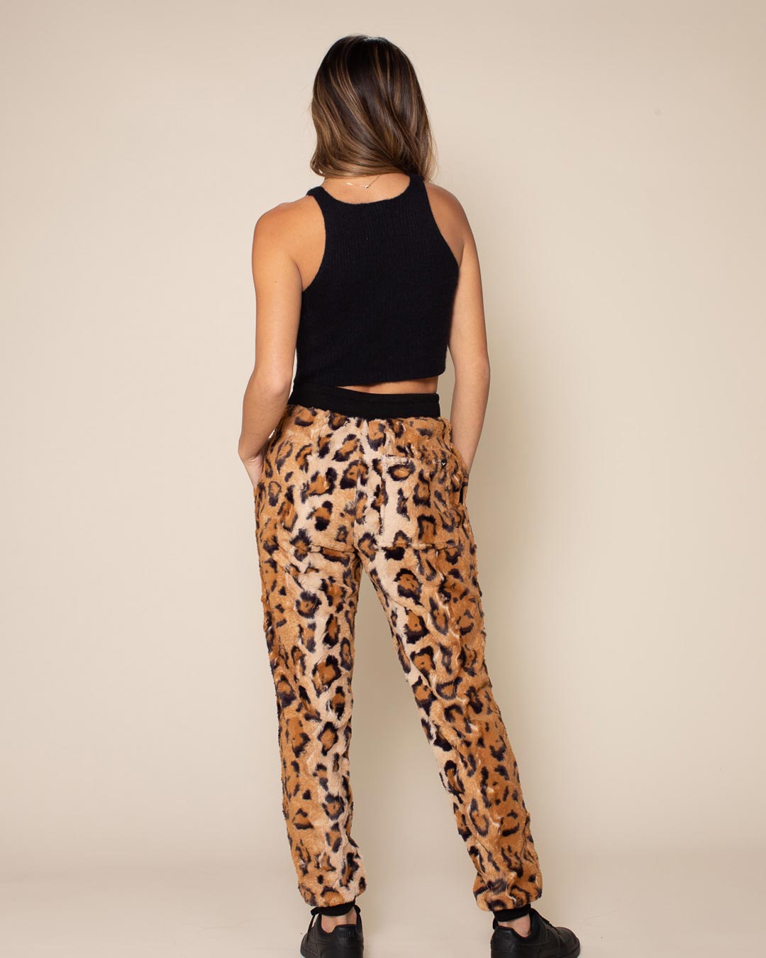 Cheetah ULTRA SOFT Faux Fur Sweatpants | Women's