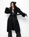 Classic Women's Luxury Black Robe | Black Panther