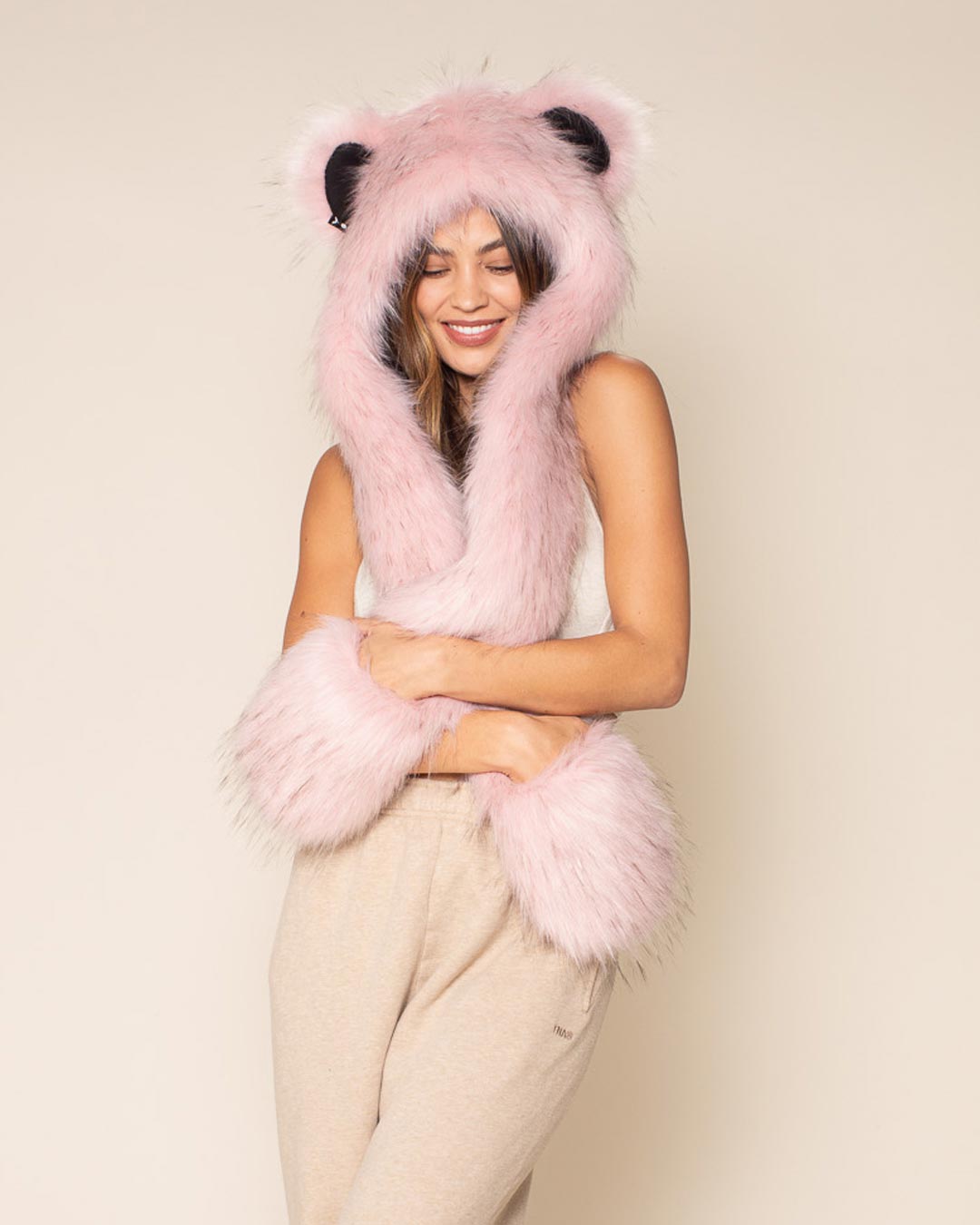 Blush Bear Collector Edition Faux Fur Hood | Women&#39;s