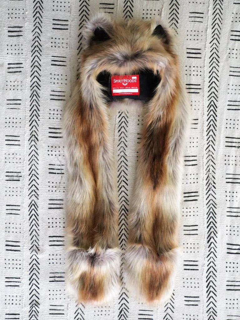 Spirithoods red fox shawl outlet