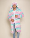 Hooded Men's Long Faux Fur Coat | Doll Party