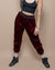 Burgundy Leopard ULTRA SOFT Faux Fur Sweatpants | Women's