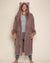 Mauve Cat Classic Faux Fur Robe | Men's