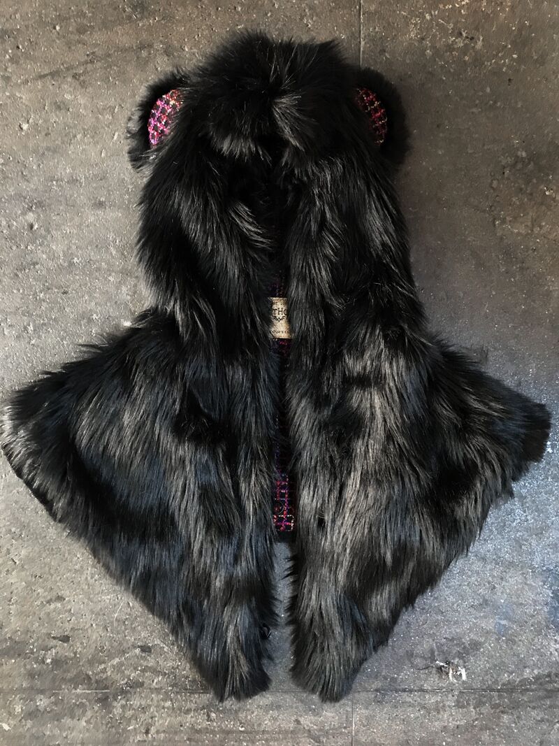 Limited Edition Black Bear Shawl SpiritHood 