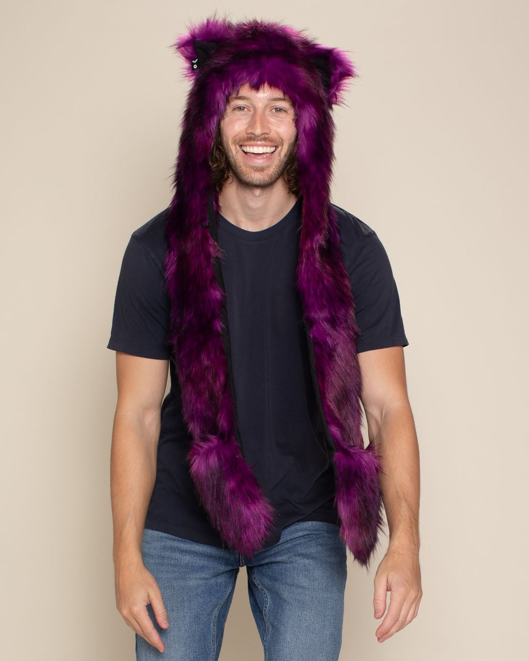 Purple Panther Collector Edition Faux Fur Hood | Men's