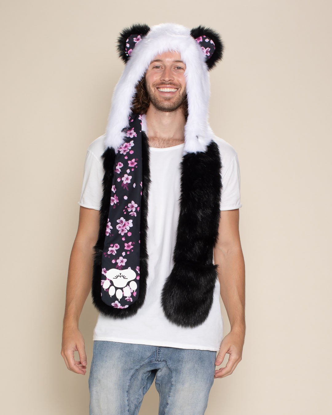 Panda Collector Edition Faux Fur Hood | Men's