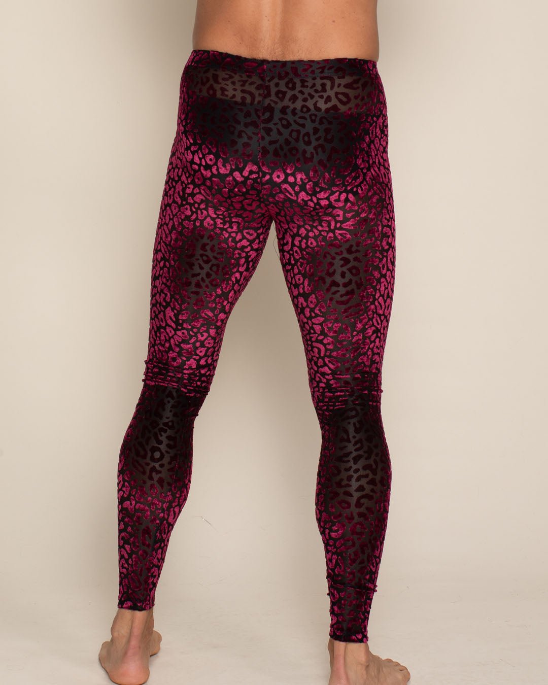 Men's Legging | Red Ruby Leopard