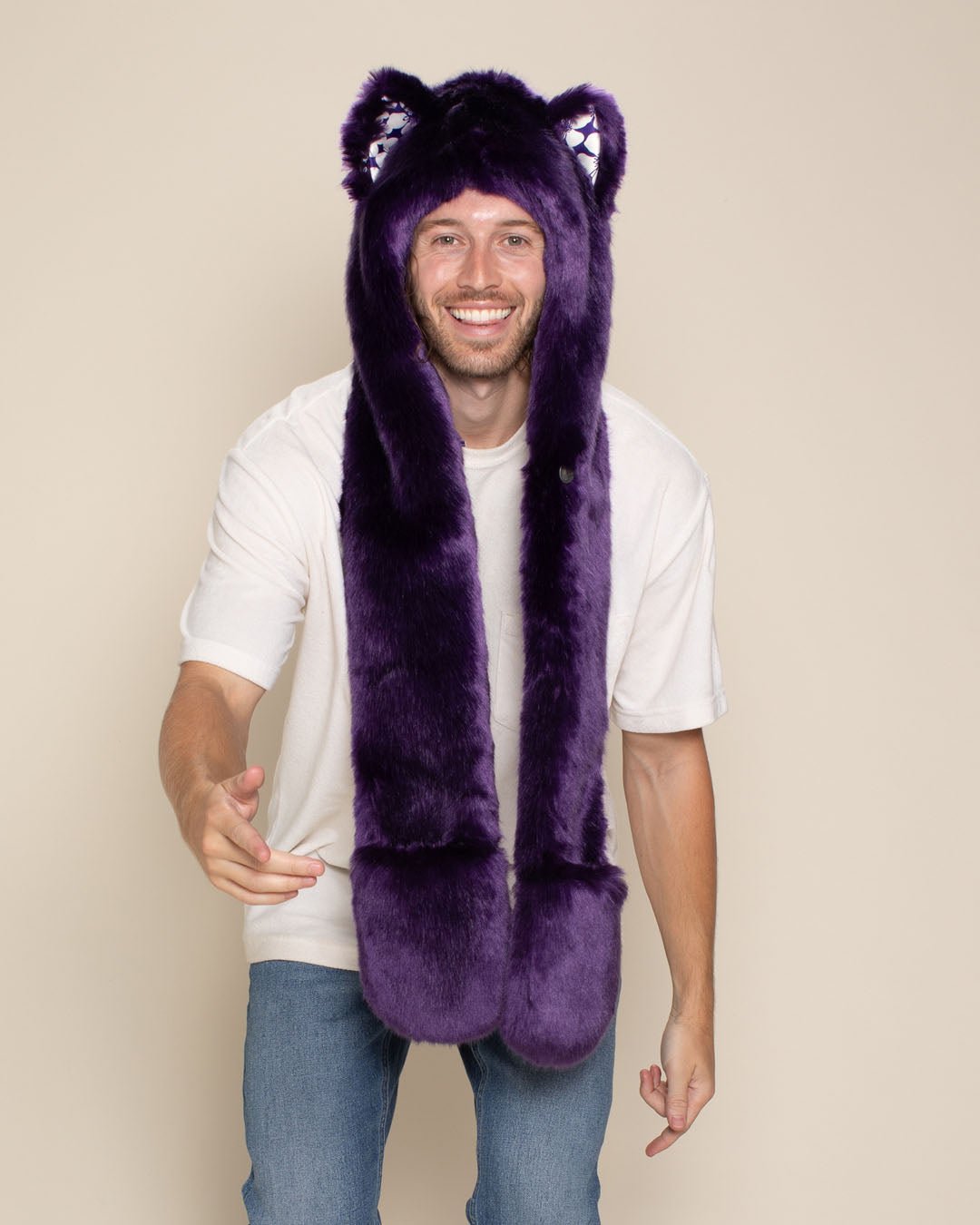 Violet Wolf Luxe Collector Edition Faux Fur Hood | Men's