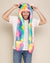 Rainbow Bear Collector Edition Faux Fur Hood | Men's