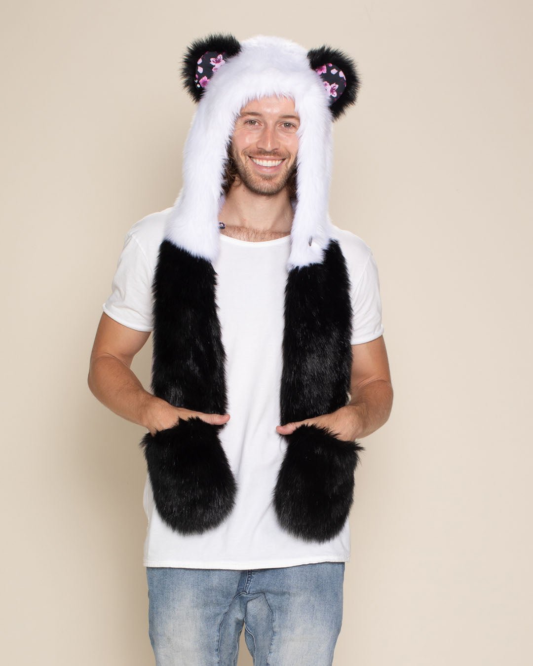 Panda Collector Edition Faux Fur Hood | Men's