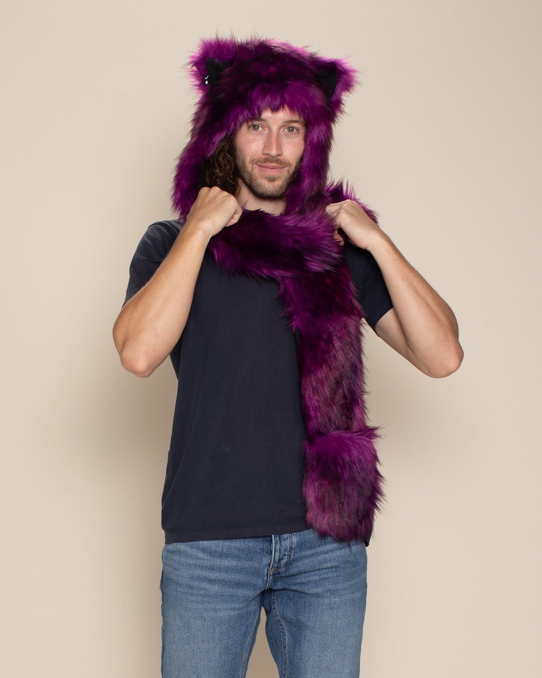 Purple Panther Collector Edition Faux Fur Hood | Men's