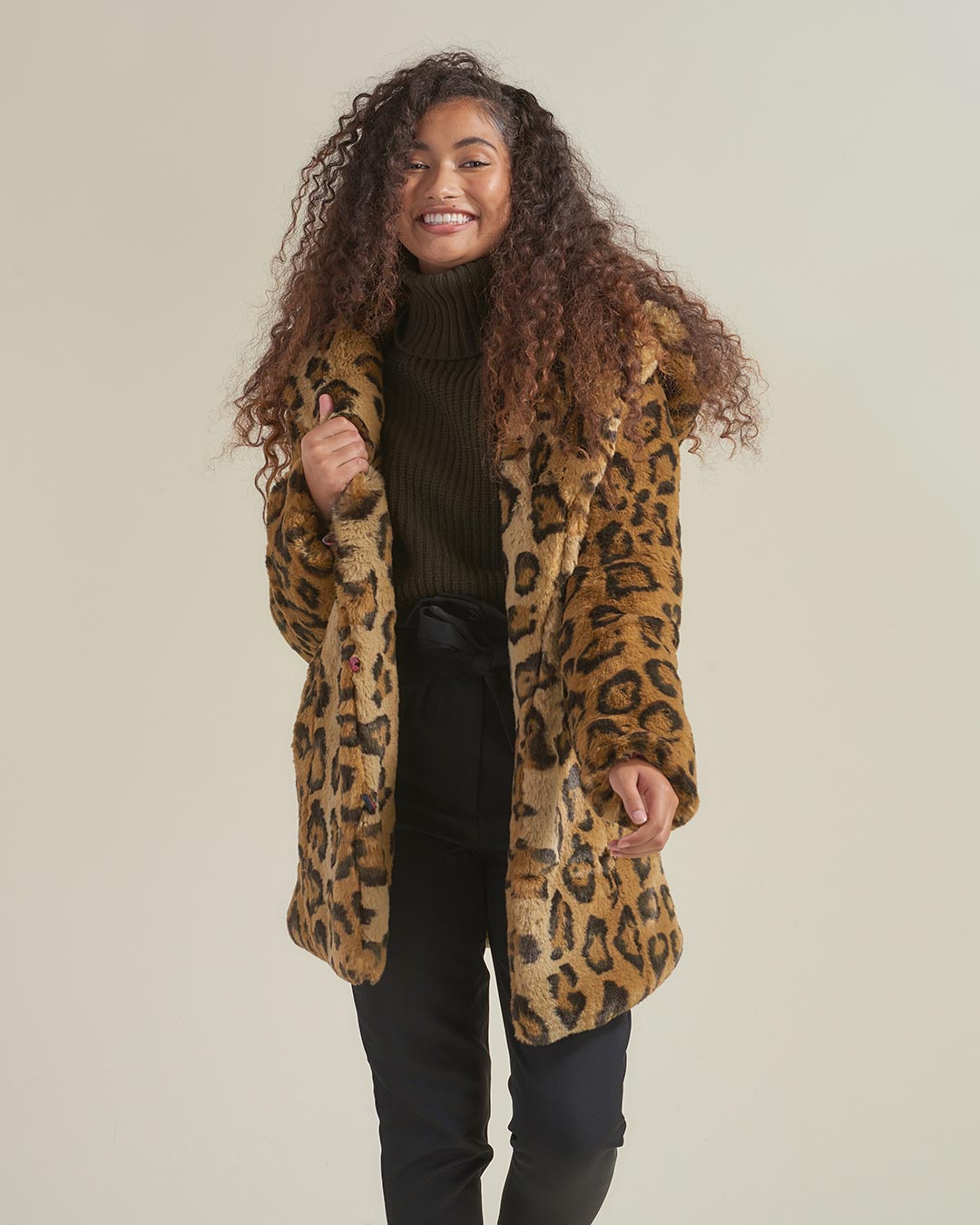 Jaguar Luxe Classic Faux Fur Coat | Women's