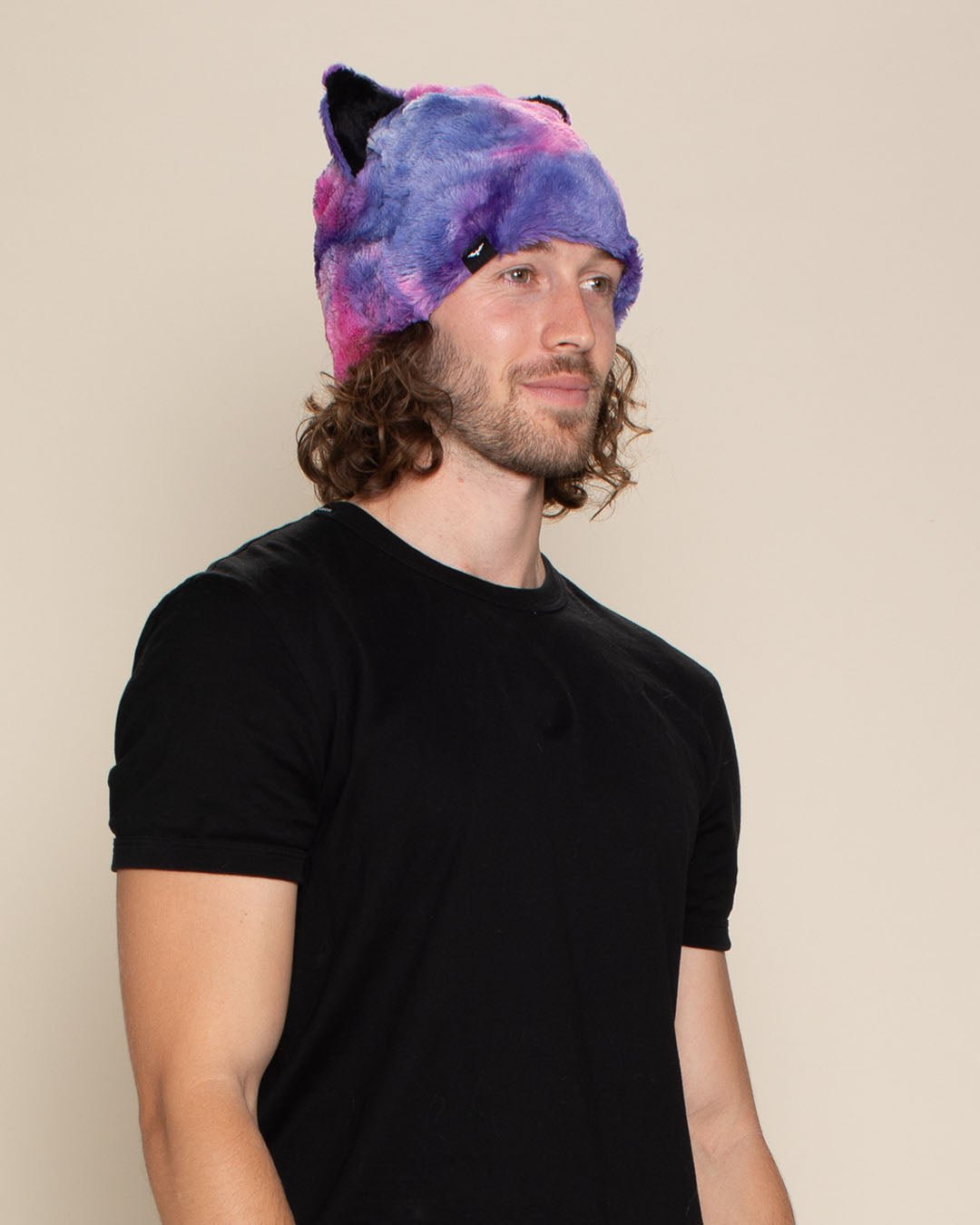 Faux fur beanie hat on sale