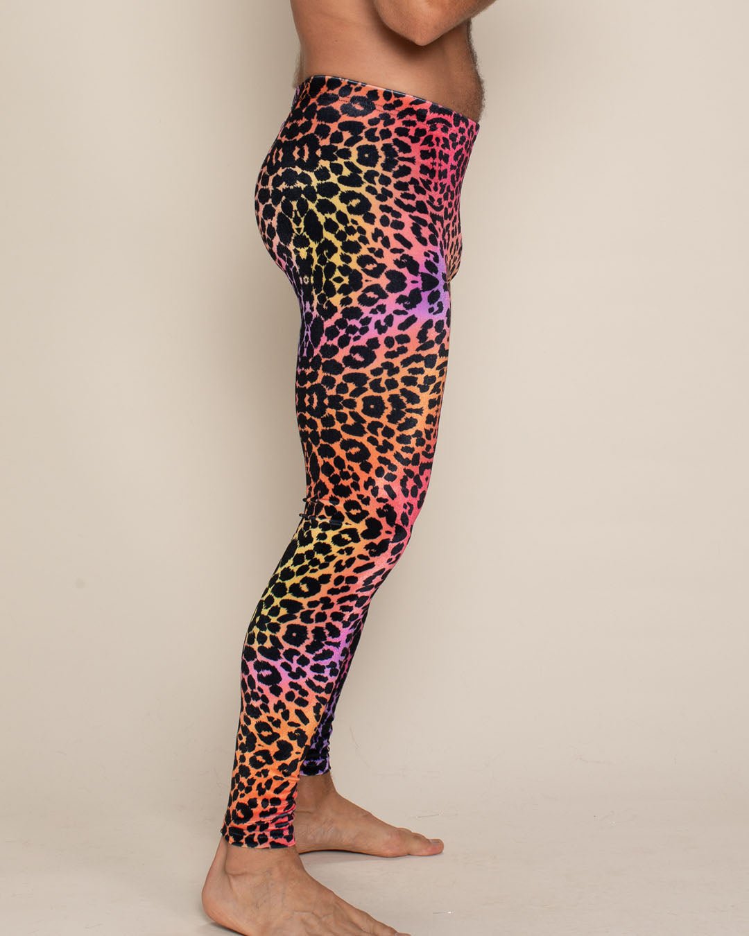 Men's Leggings | Sunset Leopard