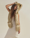 Glitter Sun Wolf Collector Edition Faux Fur Hood | Women's