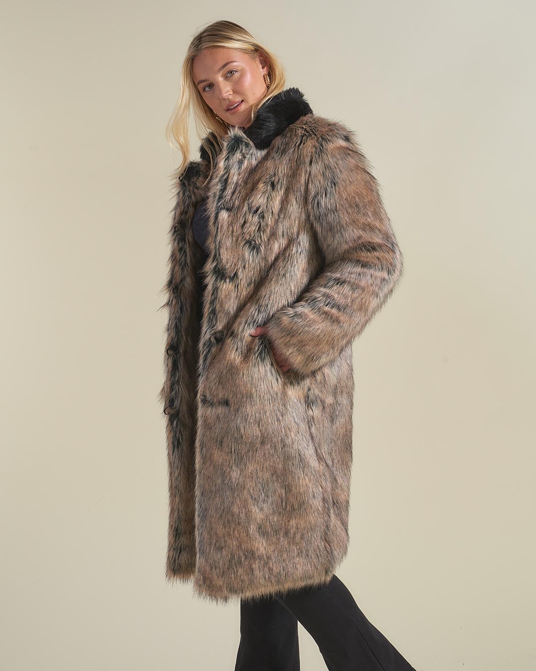 Calf length coat womens on sale