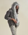 Glitter Moon Wolf Collector Edition Faux Fur Hood | Men's