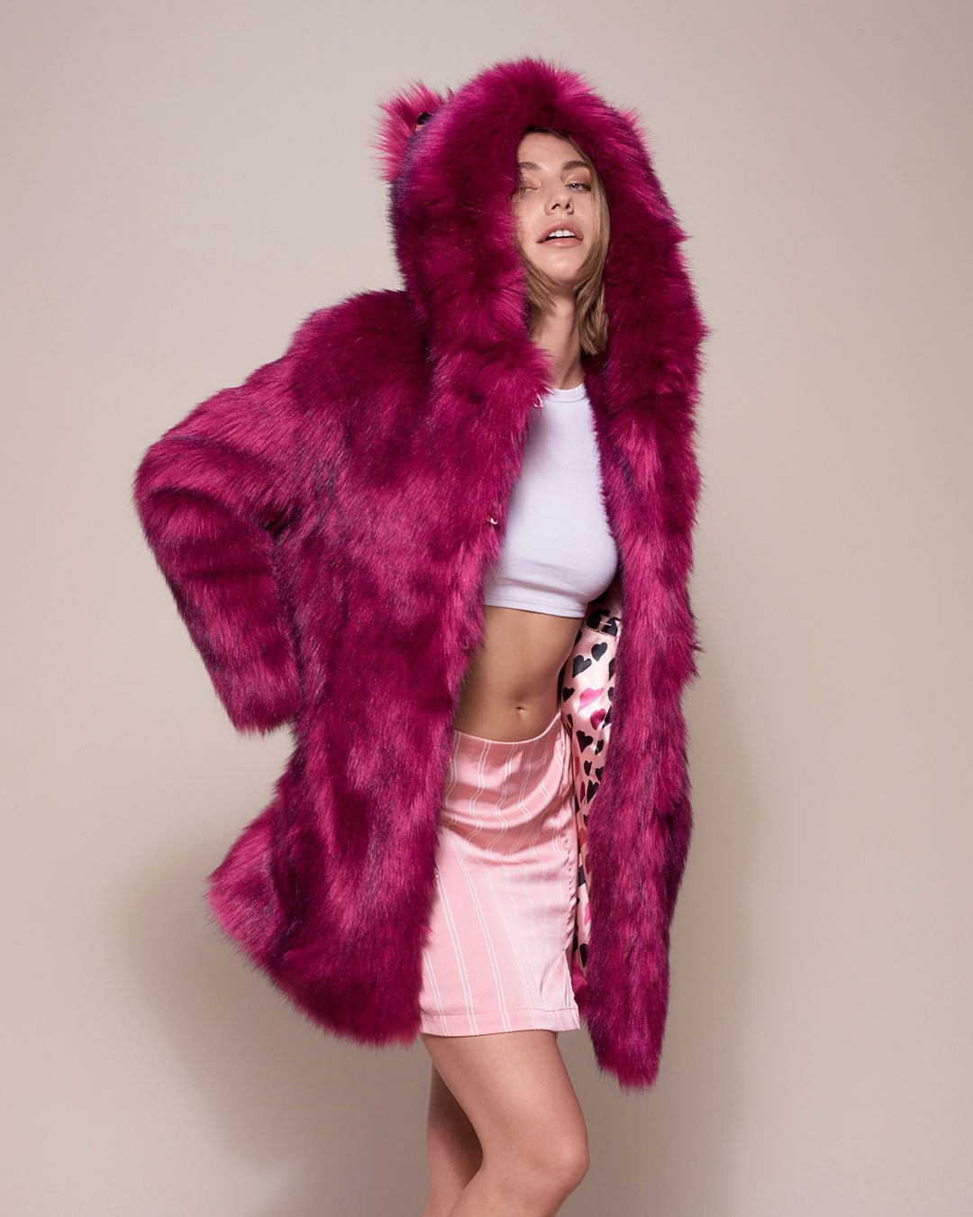 Love Wolf Luxe Classic Faux Fur Coat | Women's - SpiritHoods