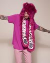 Man wearing Love Wolf Collector Edition Faux Fur Hood