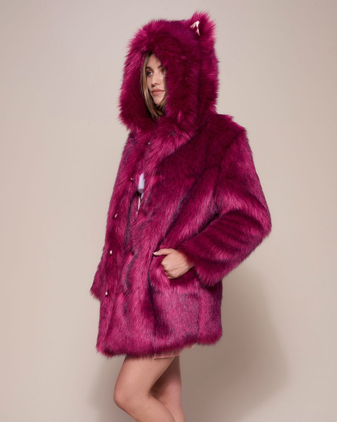 Love Wolf Luxe Classic Faux Fur Coat | Women's - SpiritHoods