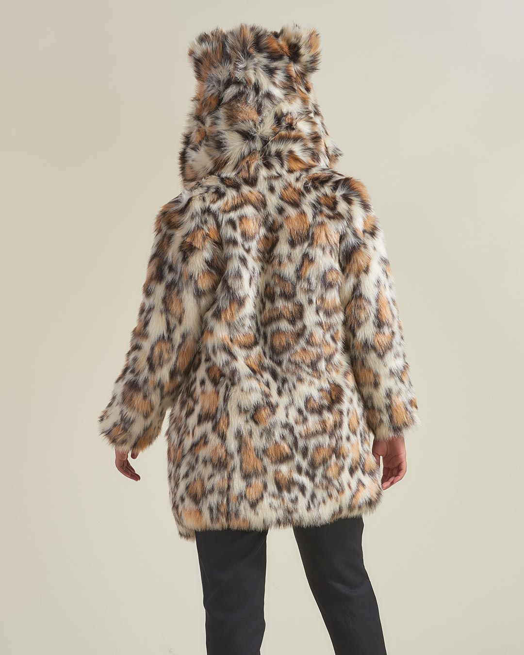 Clouded Leopard Classic Faux Fur Coat | Women's - SpiritHoods