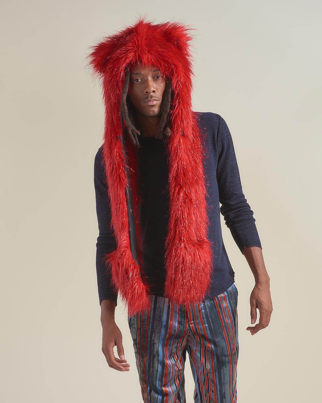 Glitter Love Cat Collector Edition Faux Fur Hood | Men&#39;s