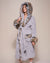 Wolverine Faux Fur Robe on Female