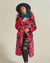 Pink Panther Calf Length Faux Fur Coat | Women's - SpiritHoods