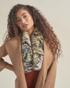 Ocelot Luxe Faux Fur Scarf | Women's - SpiritHoods