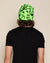 Neon Green Leopard Faux Fur Beanie | Men's