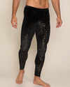 Men's Metallic Leggings | Foil Cheetah