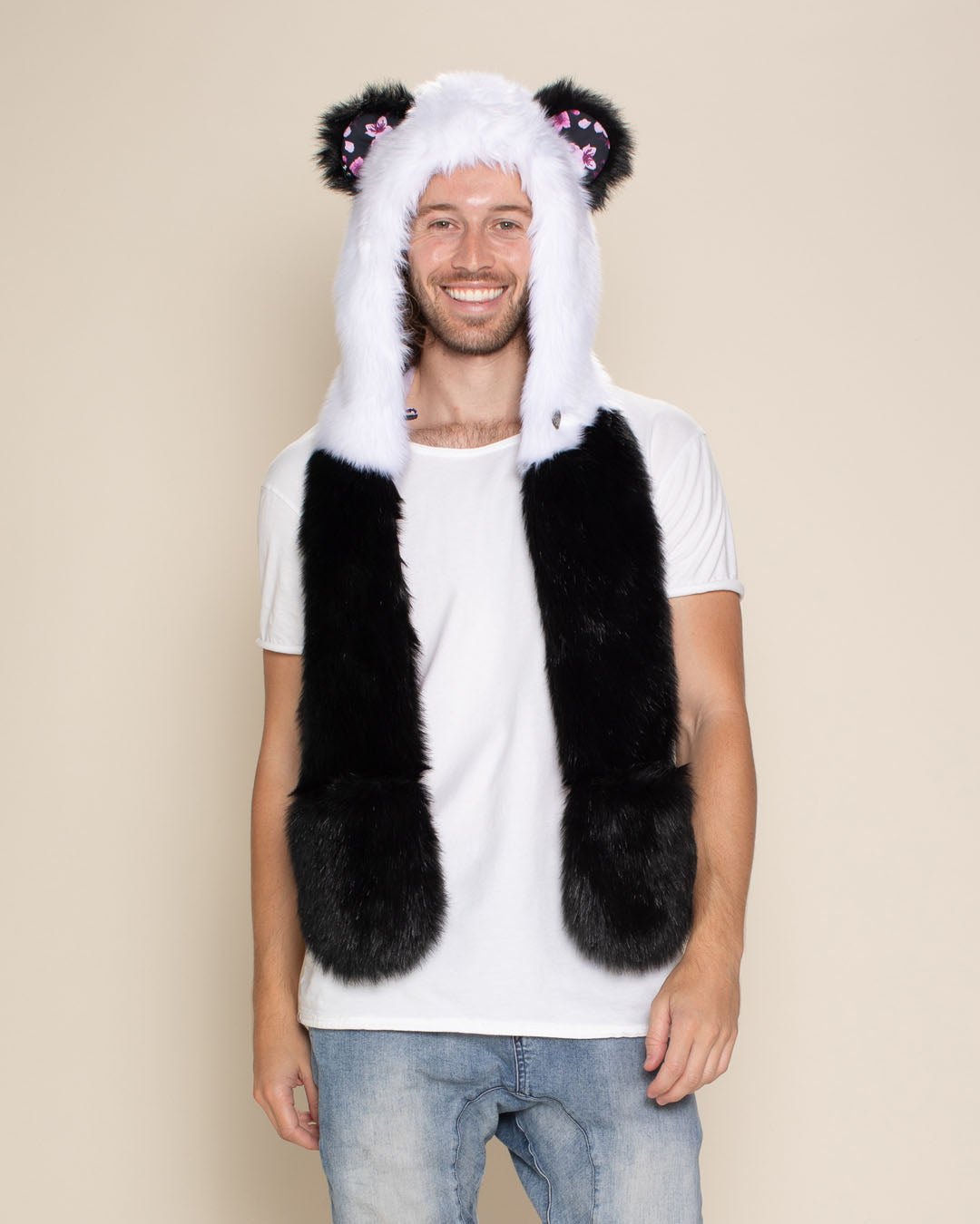 Panda Collector Edition Faux Fur Hood | Men's