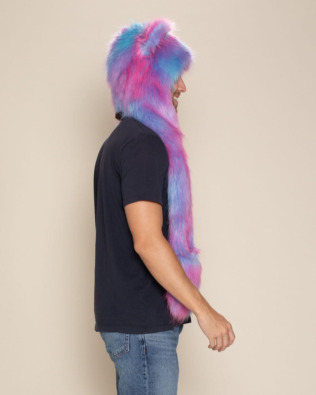 Cotton Candy Bear Collector Edition Faux Fur Hood | Men's