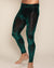 Men's Leggings | Emerald Green Tiger