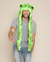 Neon Green Leopard Collector Edition Faux Fur Hood | Men's