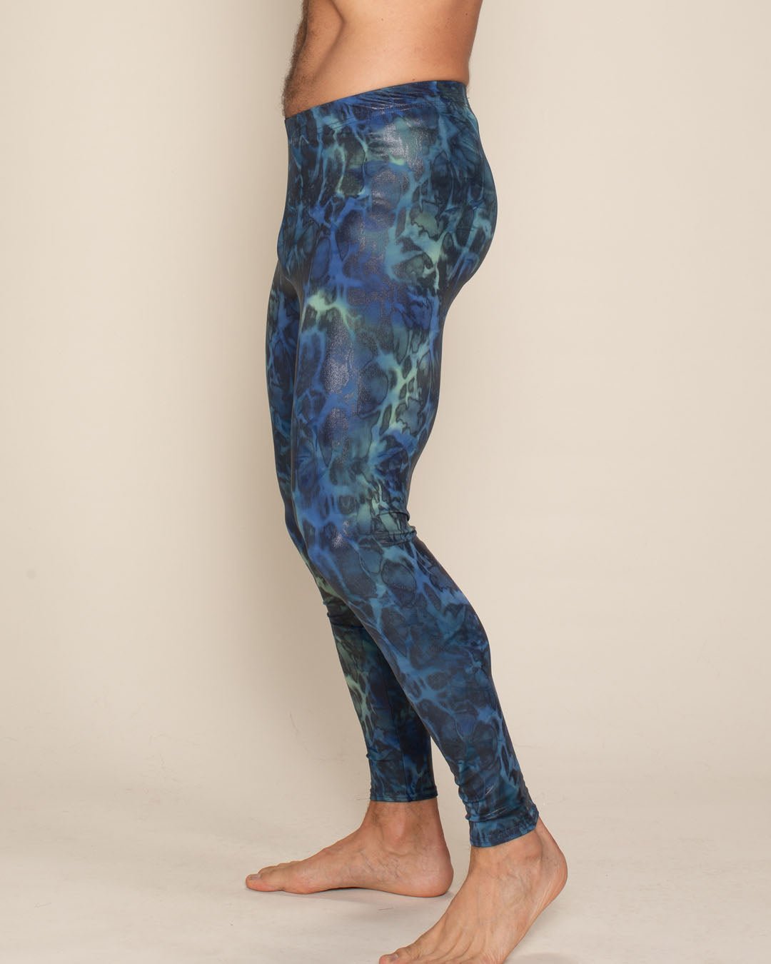 Men's Leggings | Sea Turtle Green